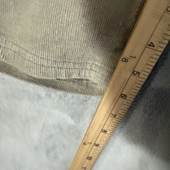 Katin Mens Size M Shorts Corduroy Drawstring Beige Slash Pockets Elastic Waist - Picture 7 of 9